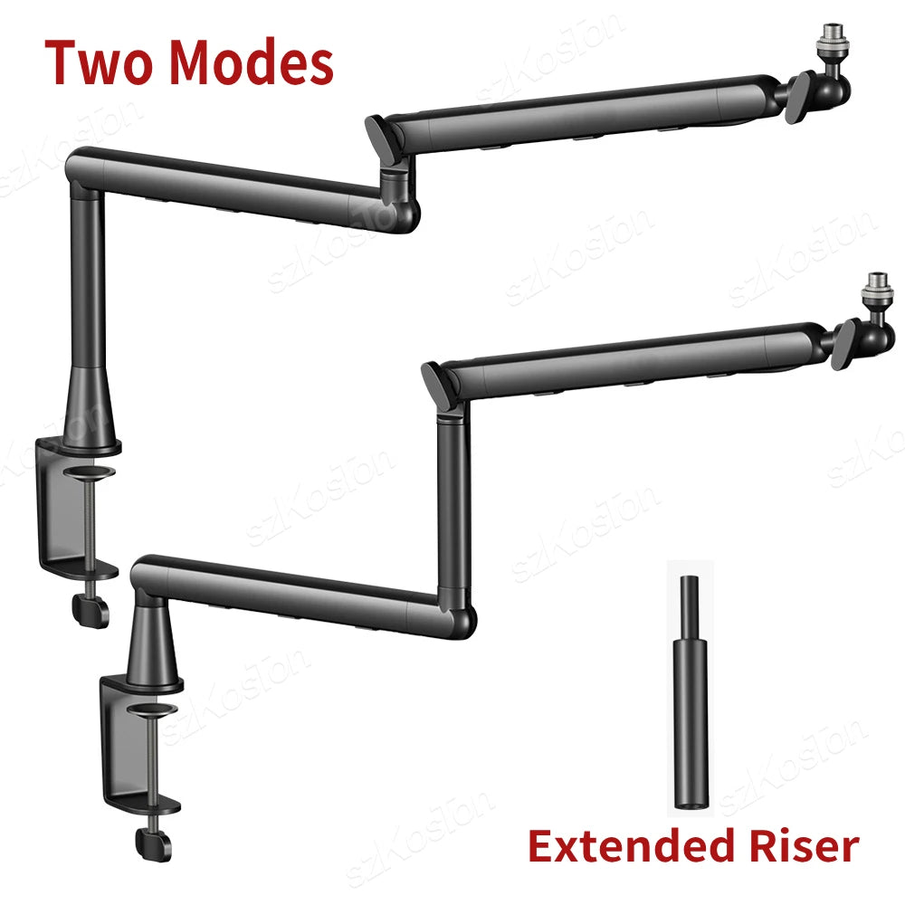 Low-Profile Microphone Boom Arm