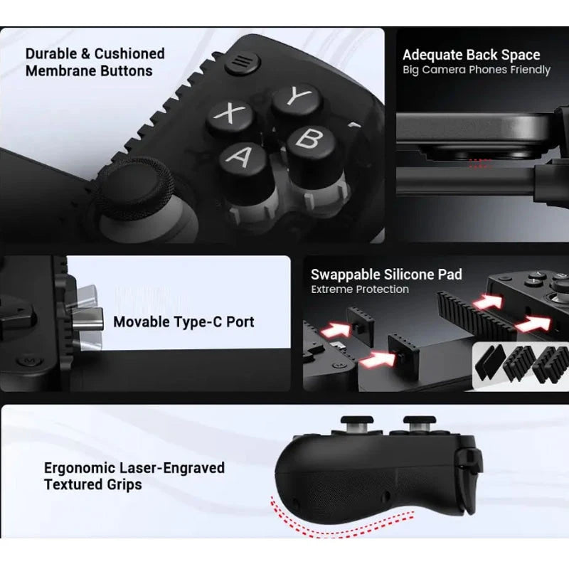 X5L Hall Effect Mobile Gamepad