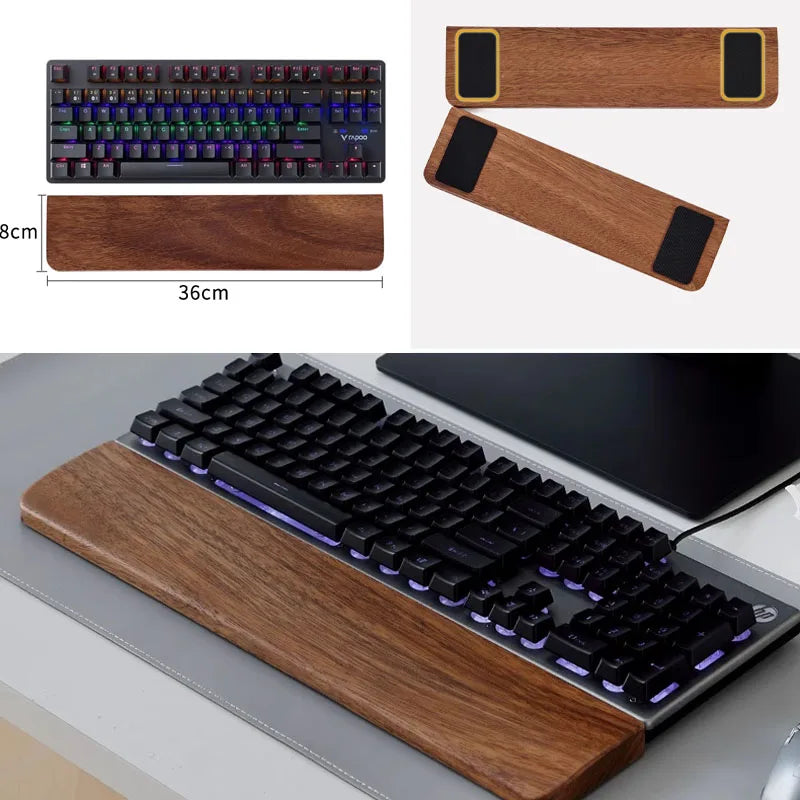 Walnut Keyboard Wrist Rest