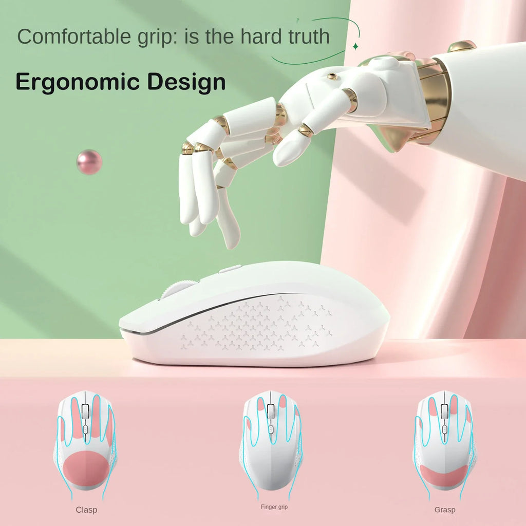 Silent Dual-Mode Wireless Mouse