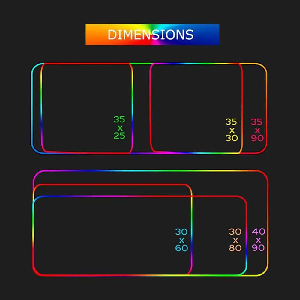 RGB LED Gaming Mousepad