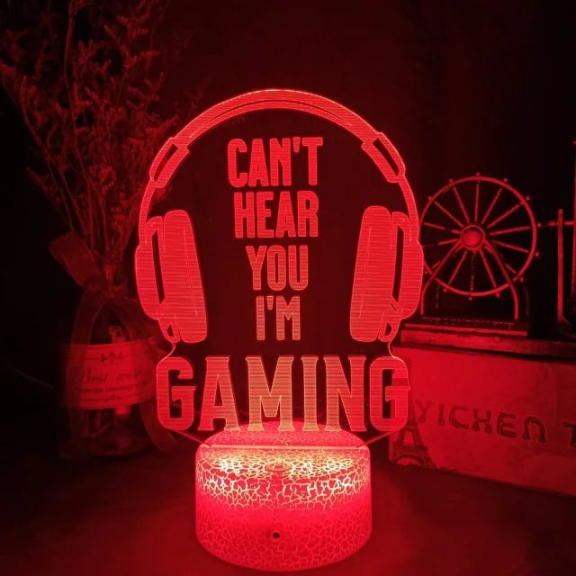 3D Gaming Setup Lamp