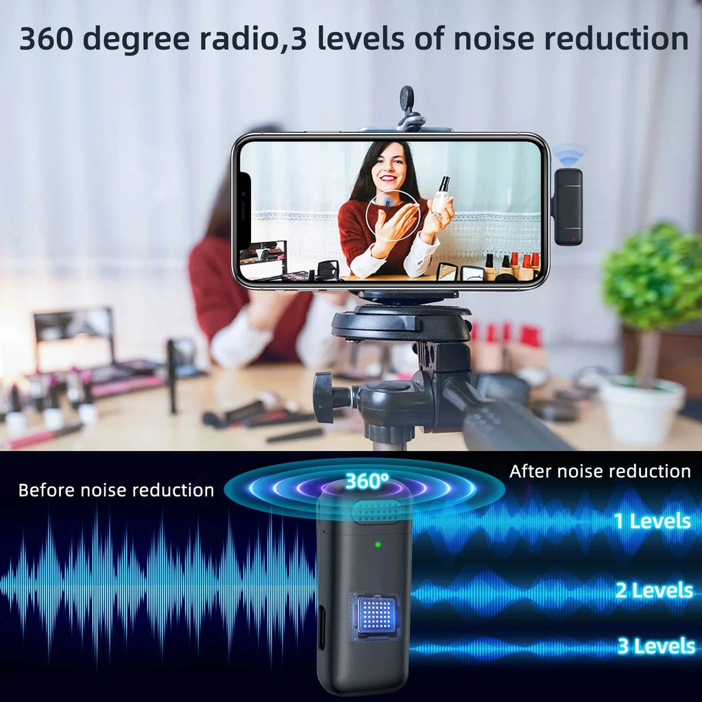 Wireless Lavalier Gaming Microphone