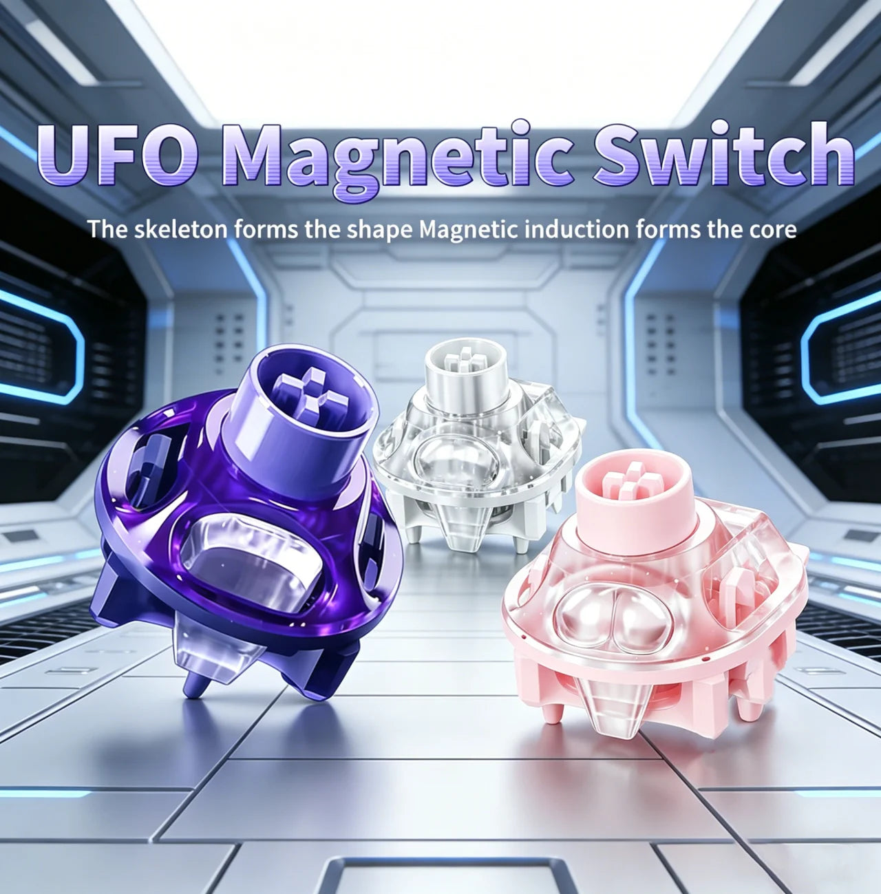 Magnetic Linear Keyboard Switches