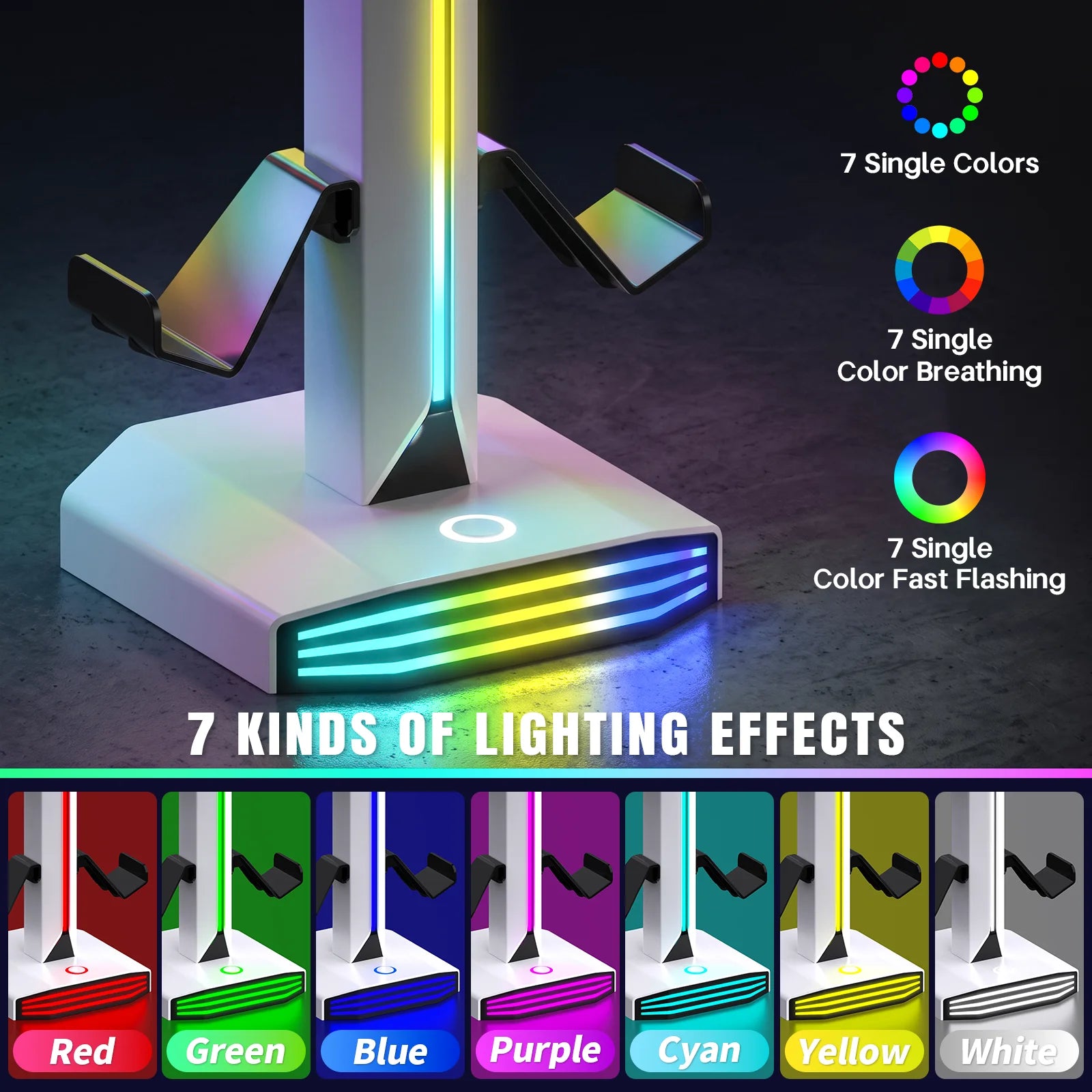 RGB Controller Headset Stand