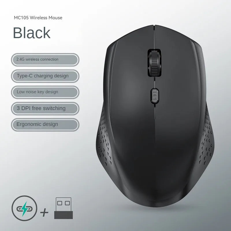 Silent Dual-Mode Wireless Mouse